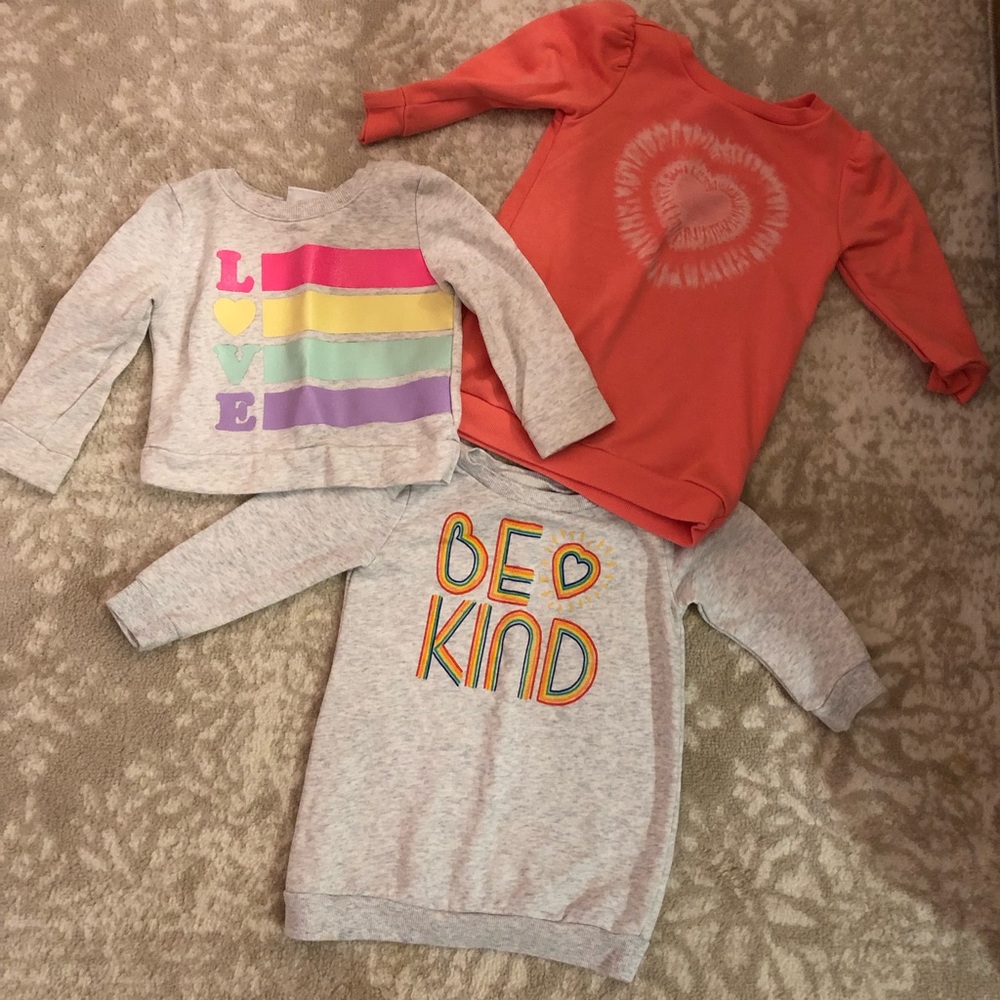 18-24 month sweatshirt bundle- Old Navy & C P